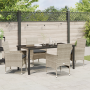 Juego de Comedor de Jardín de 5 Piezas con Cojines de Ratán Sintético Gris Claro | Foro24.es | Tu tienda online para hogar, jardín y más Foro24.es