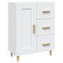 Weißes Sperrholz-Sideboard 69,5 x 34 x 90 cm von vidaXL, Sideboards - Ref: Foro24-812222, Preis: 87,75 €, Rabatt: %