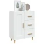 Weißes Sperrholz-Sideboard 69,5 x 34 x 90 cm von vidaXL, Sideboards - Ref: Foro24-812222, Preis: 86,97 €, Rabatt: %