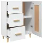 Weißes Sperrholz-Sideboard 69,5 x 34 x 90 cm von vidaXL, Sideboards - Ref: Foro24-812222, Preis: 86,97 €, Rabatt: %