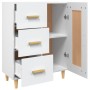 Weißes Sperrholz-Sideboard 69,5 x 34 x 90 cm von vidaXL, Sideboards - Ref: Foro24-812222, Preis: 87,75 €, Rabatt: %