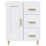 Weißes Sperrholz-Sideboard 69,5 x 34 x 90 cm von vidaXL, Sideboards - Ref: Foro24-812222, Preis: 86,97 €, Rabatt: %