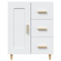 Weißes Sperrholz-Sideboard 69,5 x 34 x 90 cm von vidaXL, Sideboards - Ref: Foro24-812222, Preis: 87,75 €, Rabatt: %