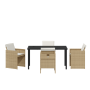 Juego de comedor de jardín de 5 piezas con cojines beige de ratán | Foro24.es | Tu tienda online para hogar, jardín y más Foro24.es
