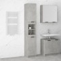 Concrete gray plywood bathroom cabinet 32x34x188.5 cm by vidaXL, Lockers and storage cabinets - Ref: Foro24-811326, Price: 10...