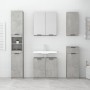 Concrete gray plywood bathroom cabinet 32x34x188.5 cm by vidaXL, Lockers and storage cabinets - Ref: Foro24-811326, Price: 10...