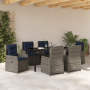 Set de 7 Piezas de Comedor de Jardín Poliratán Gris von , Gartenstühle - Ref: Foro24-3381034, Preis: 931,46 €, Rabatt: %