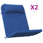 Juego de cojines azules Azul Algodón, Madera Estándar | Foro24.es | Tu tienda online para hogar, jardín y más Foro24.es