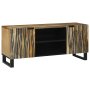 Cabinet de TV 105x33.5x46 cm Madera Maciza de Mango y Madera Ingenierada de , Muebles TV - Ref: Foro24-4017936, Precio: 127,4...