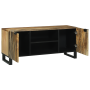Cabinet de TV 105x33.5x46 cm Madera Maciza de Mango y Madera Ingenierada de , Muebles TV - Ref: Foro24-4017936, Precio: 127,4...