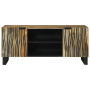 Cabinet de TV 105x33.5x46 cm Madera Maciza de Mango y Madera Ingenierada de , Muebles TV - Ref: Foro24-4017936, Precio: 127,4...