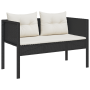 Juego de Sofás de Exterior Negro Ratán Sintético Mediano de , Conjuntos de jardín - Ref: Foro24-4104699, Precio: 302,43 €, De...