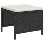 Juego de Sofás de Exterior Negro Ratán Sintético Mediano de , Conjuntos de jardín - Ref: Foro24-4104699, Precio: 302,43 €, De...