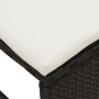 Juego de Sofás de Exterior Negro Ratán Sintético Mediano de , Conjuntos de jardín - Ref: Foro24-4104699, Precio: 302,43 €, De...