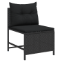 Conjunto de Sofá Exterior - Negro Ratán, Madera Mediano Duradero von , Gartensets - Ref: Foro24-4104700, Preis: 302,43 €, Rab...