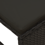 Conjunto de Sofá Exterior - Negro Ratán, Madera Mediano Duradero von , Gartensets - Ref: Foro24-4104700, Preis: 302,43 €, Rab...