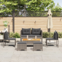 Conjunto de Sofás de Exterior Gris y gris oscuro von , Gartensets - Ref: Foro24-4104702, Preis: 308,61 €, Rabatt: %