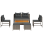 Conjunto de Sofás de Exterior Gris y gris oscuro von , Gartensets - Ref: Foro24-4104702, Preis: 308,61 €, Rabatt: %