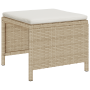 Conjunto de Sofá Exterior Beige y Crema Ratán y Tela Mediano von , Gartensets - Ref: Foro24-4104703, Preis: 308,61 €, Rabatt: %