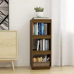 Honey brown pine wood shelving/space divider by vidaXL, Bookcases and shelves - Ref: Foro24-810847, Price: 42,37 €, Discount: %