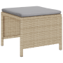 Set de Sofá de Exterior Beige y Gris Claro Ratán, Tela Estándar von , Gartensets - Ref: Foro24-4104704, Preis: 308,61 €, Raba...