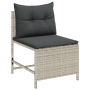 Conjunto de Sofás para Exterior Gris claro y gris oscuro by , Garden sets - Ref: Foro24-4104705, Price: 309,74 €, Discount: %