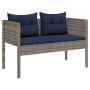 Conjunto de Sofás de Exterior Gris y azul marino von , Gartensets - Ref: Foro24-4104706, Preis: 308,73 €, Rabatt: %