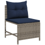 Conjunto de Sofás de Exterior Gris y azul marino von , Gartensets - Ref: Foro24-4104706, Preis: 308,73 €, Rabatt: %
