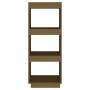 Estantería/divisor de espacios madera pino marrón miel de vidaXL, Librerías y estanterías - Ref: Foro24-810847, Precio: 42,37 €