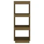 Regal/Raumteiler aus honigbraunem Kiefernholz von vidaXL, Bücherregale und Regale - Ref: Foro24-810847, Preis: 42,37 €, Rabat...