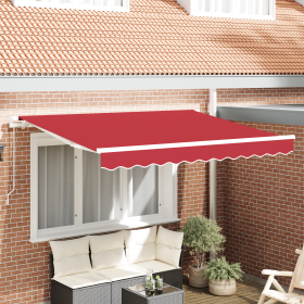 Tela de repuesto para toldo para marco de 2.5x2 m Rojo by , Awnings - Ref: Foro24-42000624, Price: 31,86 €, Discount: %