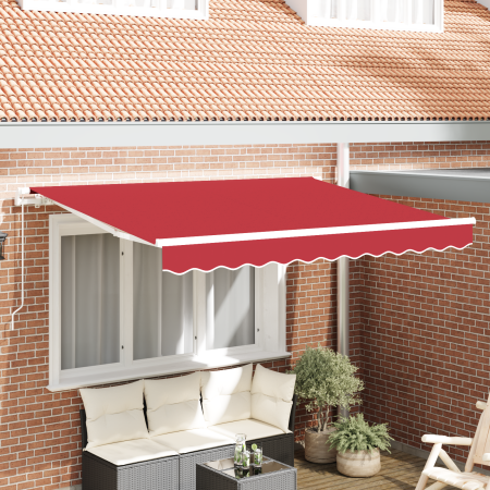 Tela de repuesto para toldo para marco de 2.5x2 m Rojo by , Awnings - Ref: Foro24-42000624, Price: 31,86 €, Discount: %