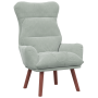 Sillón Relax de Terciopelo Gris Claro | Foro24.es | Tu tienda online para hogar, jardín y más Foro24.es