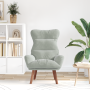 Sillón Relax de Terciopelo Gris Claro | Foro24.es | Tu tienda online para hogar, jardín y más Foro24.es