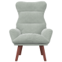 Sillón Relax de Terciopelo Gris Claro | Foro24.es | Tu tienda online para hogar, jardín y más Foro24.es
