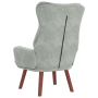 Sillón Relax de Terciopelo Gris Claro | Foro24.es | Tu tienda online para hogar, jardín y más Foro24.es