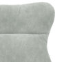 Sillón Relax de Terciopelo Gris Claro | Foro24.es | Tu tienda online para hogar, jardín y más Foro24.es