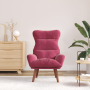 Sillón Relajante de Terciopelo Rojo Vino | Foro24.es | Tu tienda online para hogar, jardín y más Foro24.es