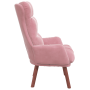 Sillón Relajante de Terciopelo Rosa | Foro24.es | Tu tienda online para hogar, jardín y más Foro24.es