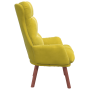 Sillón relajante de terciopelo amarillo | Foro24.es | Tu tienda online para hogar, jardín y más Foro24.es