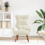 Sillón Relax Crema Terciopelo | Foro24.es | Tu tienda online para hogar, jardín y más Foro24.es