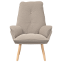 Sillón relajante de tela similar a lana rizada gris claro by , Armchairs - Ref: Foro24-42001844, Price: 126,42 €, Discount: %