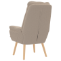 Sillón relajante de tela similar a lana rizada gris claro by , Armchairs - Ref: Foro24-42001844, Price: 126,42 €, Discount: %