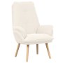 Sillón relajante Crema de tela tipo lana rizada | Foro24.es | Tu tienda online para hogar, jardín y más Foro24.es