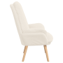 Sillón relajante Crema de tela tipo lana rizada | Foro24.es | Tu tienda online para hogar, jardín y más Foro24.es