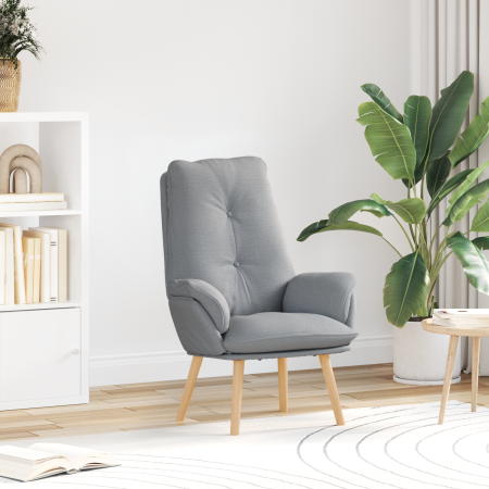 Sillón Relax de en Tela Gris Claro | Foro24.es | Tu tienda online para hogar, jardín y más Foro24.es