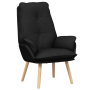Sillón Relajante Tela Negra | Foro24.es | Tu tienda online para hogar, jardín y más Foro24.es