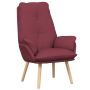 Sillón relajante de tela color vino | Foro24.es | Tu tienda online para hogar, jardín y más Foro24.es