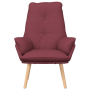 Sillón relajante de tela color vino | Foro24.es | Tu tienda online para hogar, jardín y más Foro24.es