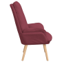 Sillón relajante de tela color vino | Foro24.es | Tu tienda online para hogar, jardín y más Foro24.es
